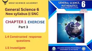 Chapter 1 Exercise solution | 6 class general science new textbook