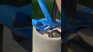 Как я сделал СТОЛБЫ ДЛЯ ОСВЕЩЕНИЯ ПАТИО из ШКАФНЫХ ШТАНГ!! #diyhomedecor #patiodesign #lighting