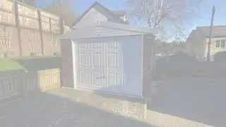 Groundworks and Apex Royale Garage with Electric Garage Door Project