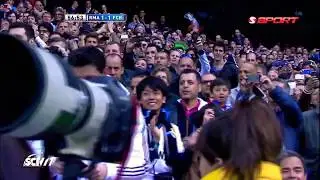 Kỹ năng s&uacute;t phạt của Ronaldo trong một trận đấu Real với Barcelona