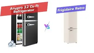 Холодильник Anypro объемом 3,2 куб. фута против Frigidaire Retro объемом 9,2 куб. фута: какой хол...