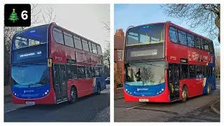 Advent with Bus Boy 2024 Day 6: 2 Single Door E400s on the 51/52 - 6960 - SN60 BZC & 6963 - SN60 BZF