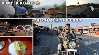 Unbelievable Roads 😍 | SILCHAR ➝ SHILLONG Bike Ride | RE Meteor 350 