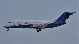 USA Jet Airlines DC-9-15(F) [N196US] Landing at Willow Run Airport