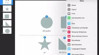 How to change your Keynote presentation type to 