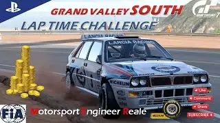 Gran Turismo 7 | Lap Time Challenge | Grand Valley South | Lancia Delta HF Integrale Rally Car '92