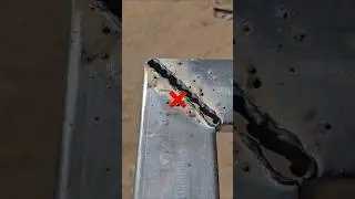 Don't just weld thin galvanized iron if you don't know the welding technique.