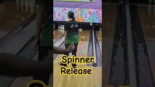 Spinner Release ##shorts #spinnerbowling #ufobowler