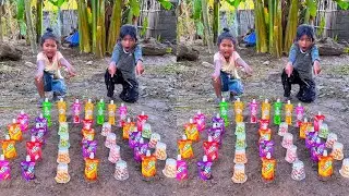Survival Skills: SMART idea and USEFUL with Single Mom in forest #survival#bushcraft#funny#comedy