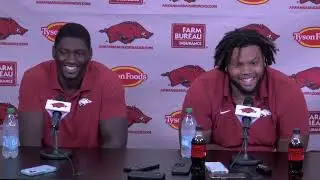 Arkansas Football: Justus Boone & Cameron Ball Talk Razorbacks D-Line