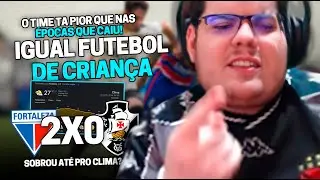 CASIMIRO REAGE: FORTALEZA 2 X 0 VASCO PELO BRASILEIRÃO 2023 | Cortes do Casimito