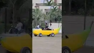 BANANA CAR PROJECT #science #experiment #trending #technology #homemade  #shorts   #diy
