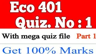 vu eco 401 quiz1 complete file