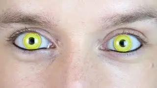 Bright Yellow Contact Lenses | Roly