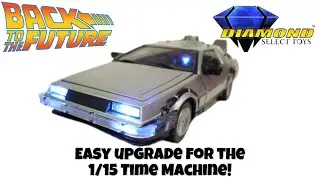 Easy Upgrade For A 1/15 Diamond Select Back To The Future Time Machine! Now It&rsquo;s Proper!