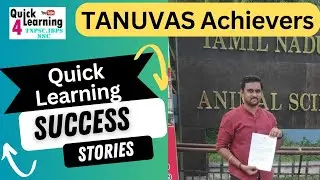 TANUVAS 2023 | Tamil Nadu Veterinary and Animal Sciences University | Quick Learning Success Story |