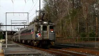 Septa and CSX Action at Woodbourne April 6 2010