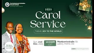 RCCG Amazing Grace Livestream | Carol Service Joy to the Word I Sun 20th, Dec 2025 | Pastor Sam Ogah
