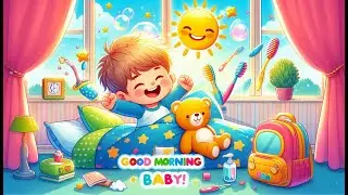 Good Morning Baby! | Nursery Rhymes & Kids Songs | Wake Up, Brush, Shower & Go to School 🌞