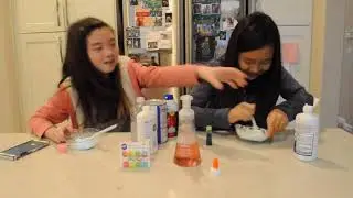 60 Seconds Slime & Mixing Slime Challenge