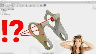 Whats happened to my Imported #Fusion360 model? Its all weird!?!?!