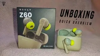 Boult Z60 - Unboxing + Quick Overview ( Best Earbuds under ₹1000) 60Hr Battery, 13mm Driver, ENC 🔥
