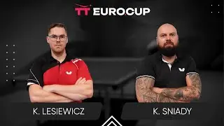 19:15 Krzysztof Lesiewicz -  Kacper Sniady 23.10.2025 | TT Euro.Cup Poland Master.