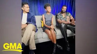 'Black Panther' star shares message for younger generation: 'There's space for you' l GMA