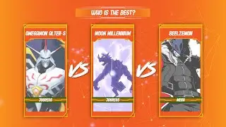 DMO Omegamon Alter-S Vs Beelzemon Vs MoonMillenniummon