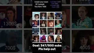 Create your team of three stranger things #shorts #strangerthings