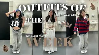 OUTFITS OF THE WEEK *fall edition 🍂🍁* || Luisa Z.