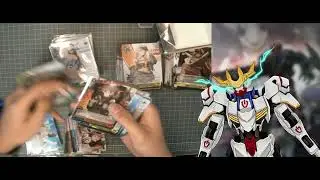 HANDCAM- TCG opening(Nikke) & bit of progress of the gunpla building (Part 4/8)