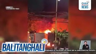 4 na delivery truck, nasunog; pagsabog, narinig ng ilang saksi | Balitanghali