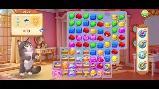 Kitten Match level 2606　パズにゃん　レベル2606
