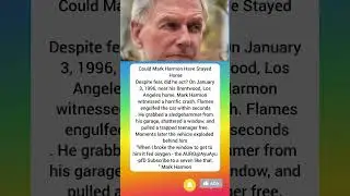 Could Mark Harmon Have Stayed HomeDespite fear, did he act? On January #usa 🇺🇸❤️❤️🇺🇸