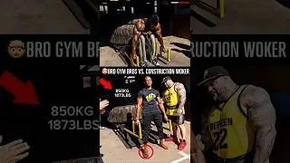 Bodybuilders VS Pedreiro 😨 Jord&atilde;o