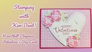 Sweet, Simple Valentine's Day Card from Stampin' Up's Online Exclusive, Heartfelt Elegance Bundle!