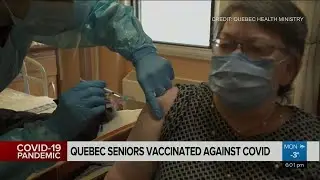 Quebec senior first to receive COVID-19 vaccine in Canada