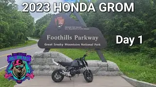 2023 Honda Grom - DAY 1 - Smoky Mountains - Foothill Parkway - Small Bore Rally