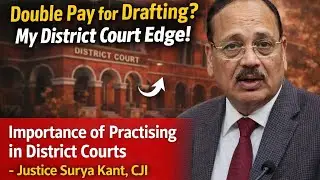 Mastered the art of drafting in District Court, was paid double fee: Chief Justice of India
