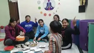 Amaira ki birthday party...yoga class me#jaishreekrishna #yoga#birthdaycelebration #viral #trendingr