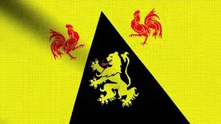 Flag of Walloon Brabant // Vlag van Waals-Brabant // Drapeau de la province du Brabant wallon