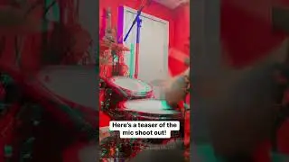 Tight and punchy drum teaser! #sm57vdsEv7 #drums #studio #nosamples #musicproduction
