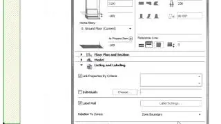 Using ARCHICAD building materials with labels