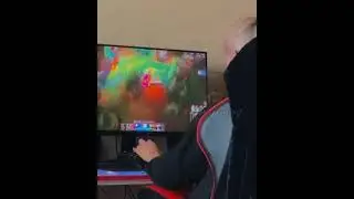 Lee felix from Stray Kids Playing LOL (I guess)