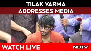 Tilak Verma Press Conference LIVE | India's Asia Cup Hero Back In City, Gets Hero's Welcome In Hyd