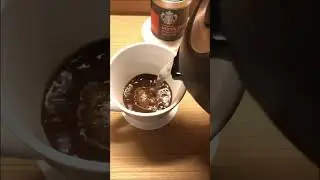 Trying Starbucks premium instant coffee (on the road) ~ meh 😬☹️#coffee