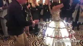 Yes, This Is Really A Champagne Dress At A Pre-Oscars Event