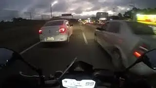 Chegando a noite em São Roque.