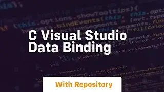 C visual studio data binding